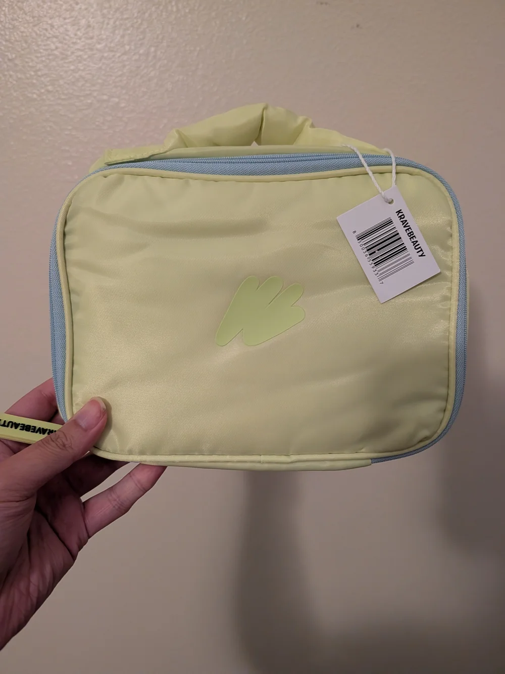Krave Beauty Cosmetic Bag with Zipper NWT